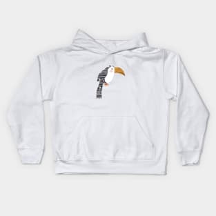 Cute Tucan Collage Kids Hoodie